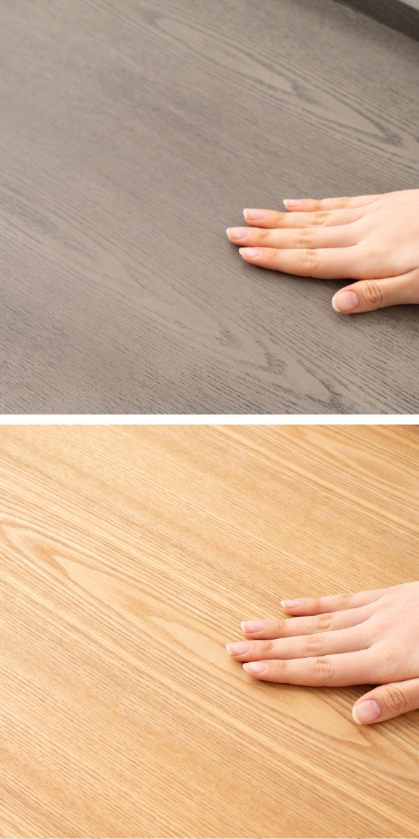 リビングテーブル 高さ32.5cm 天板円型 センターテーブル ( 円形 丸 ラウンド ローテーブル テーブル 天然木 スチール脚 モダン スタイリッシュ コンパクト サイドテーブル フチ付き ) 【グレー】 グレー