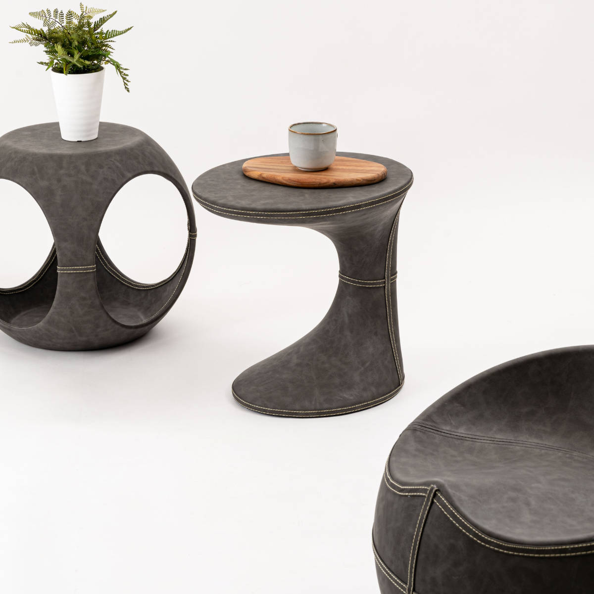 dショッピング |サイドテーブル 天板 楕円型 高さ44.5cm ソフト