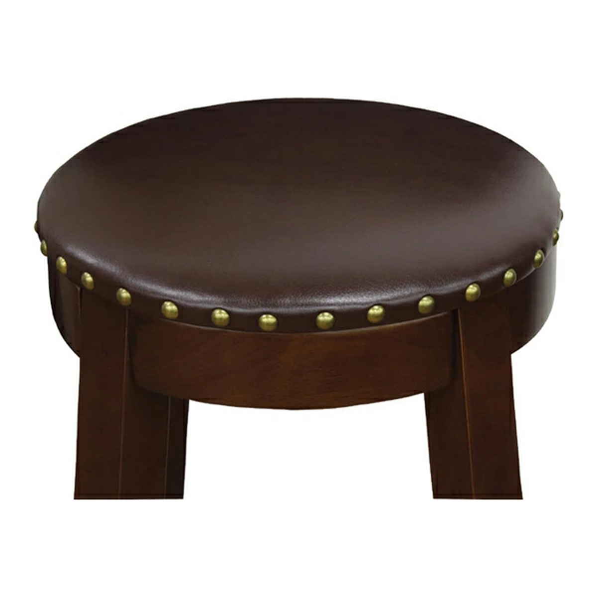 カウンタースツール 2脚セット 高さ70cm スツール ソフトレザー 木製 天然木 椅子 イス チェア ハイスツール 円形 丸型 ( チェアー いす カウンターチェア ハイチェア おしゃれ キッチン バーチェア フットレスト 丸椅子 )