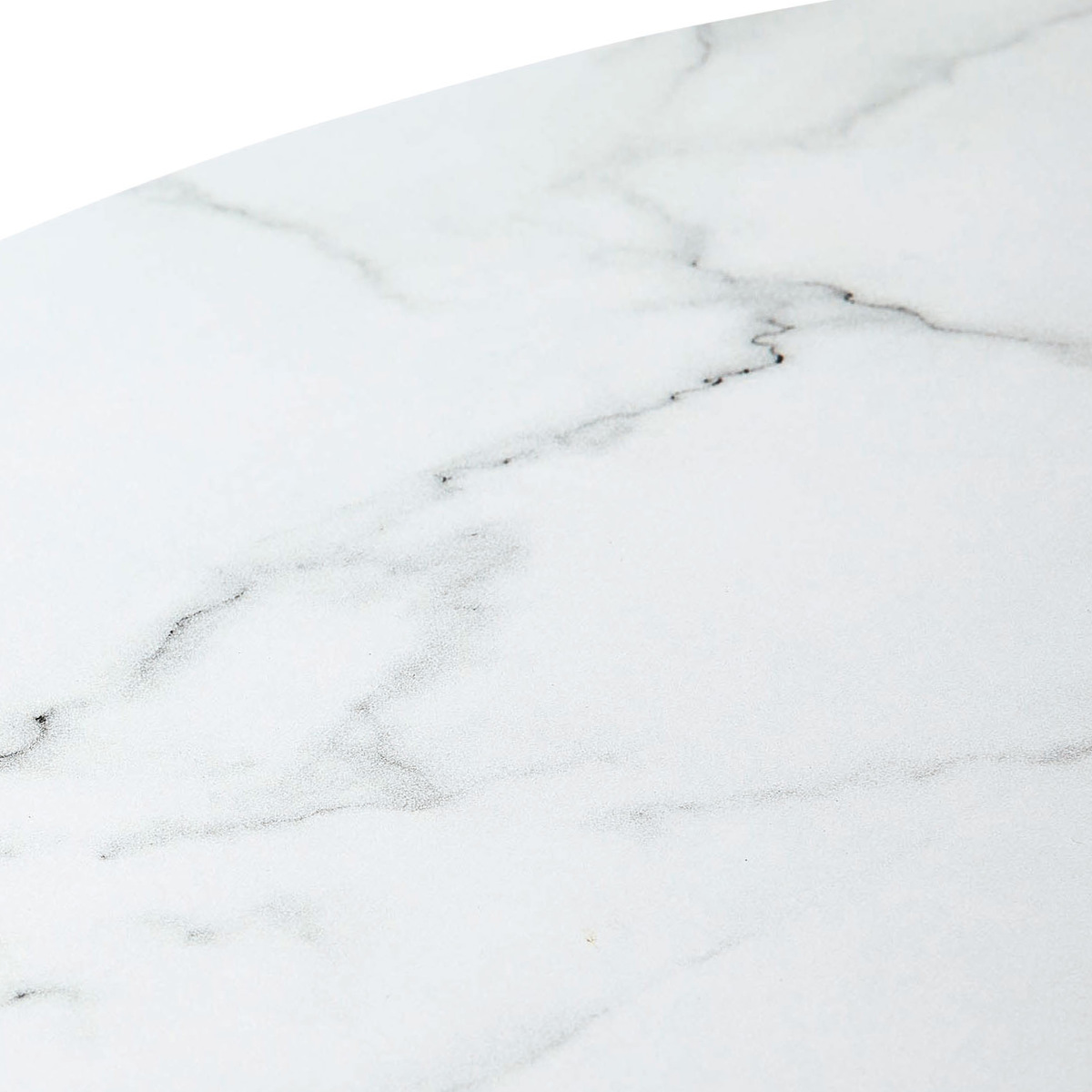 リビングテーブル 円型 高さ38cm ラウンドテーブルL ( 大理石調 木目調 丸 ラウンド テーブル 木製 天然木 ローテーブル センターテーブル ) 【ホワイト】 ホワイト