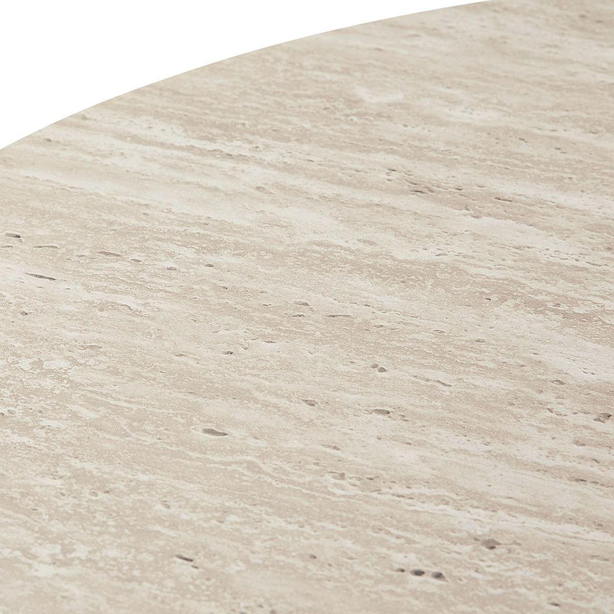 リビングテーブル 円型 高さ38cm ラウンドテーブルL ( 大理石調 木目調 丸 ラウンド テーブル 木製 天然木 ローテーブル センターテーブル ) 【ホワイト】 ホワイト