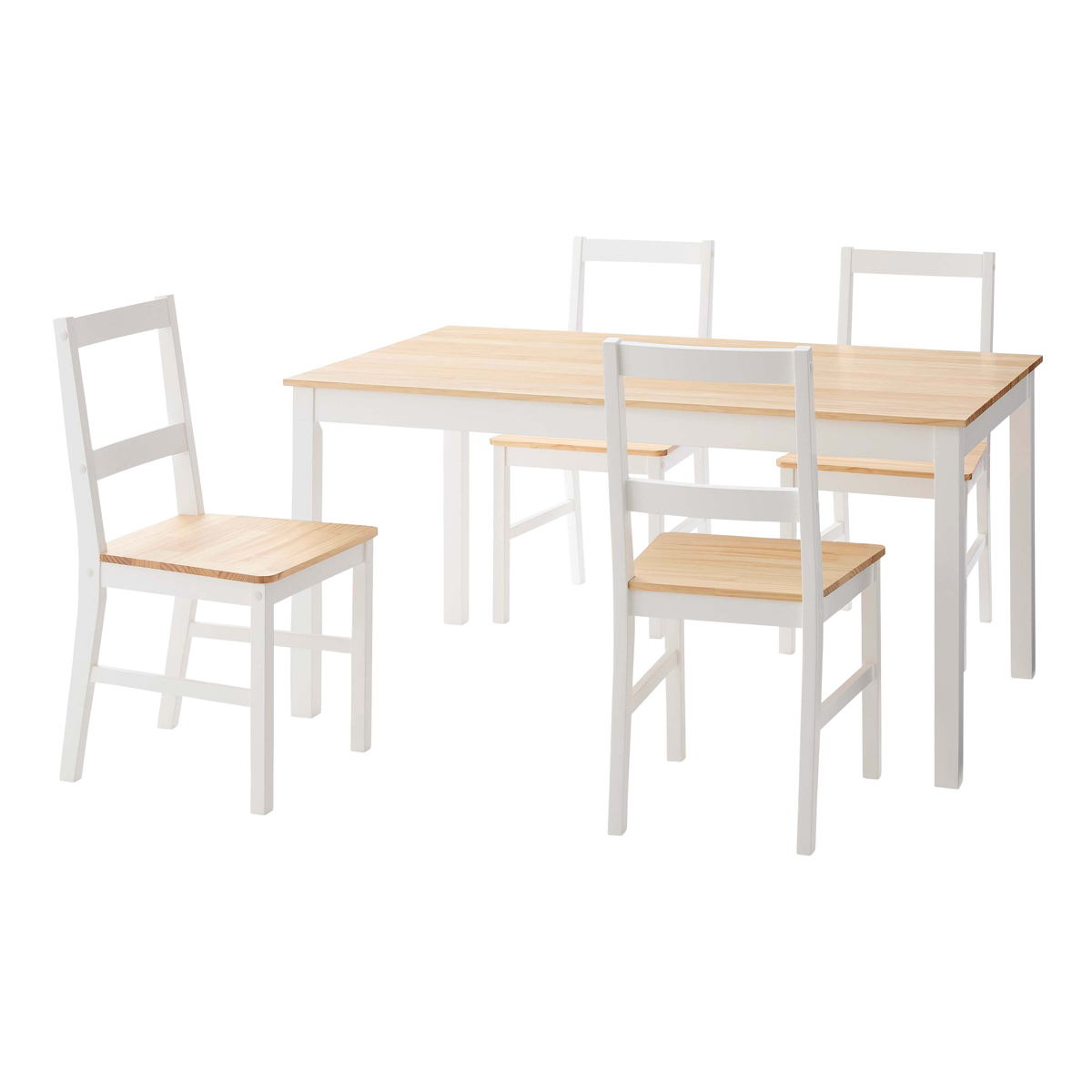 ダイニングテーブル 幅135cm ( 4人掛け 食卓 ダイニング テーブル 木製 天然木 長方形 四角 カントリー調 北欧 ナチュラル )