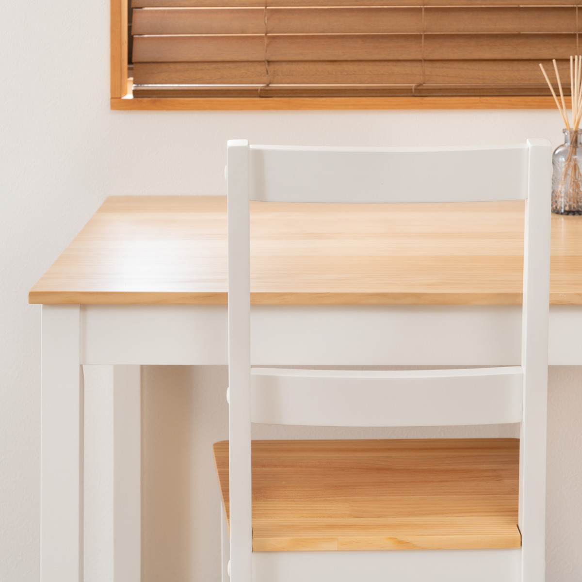 ダイニングチェア 座面高45cm ( 天然木 木脚 チェア 椅子 肘なし 木製 カントリー調 北欧 ナチュラル )