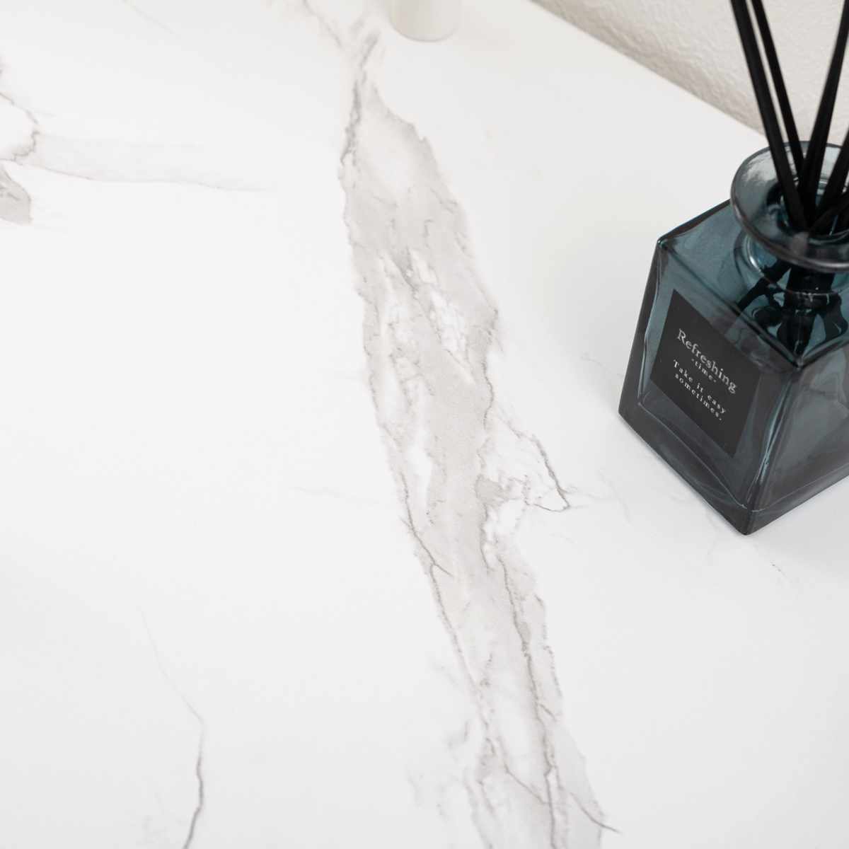 オープンラック 幅155cm 3段 石目調 シンプル ( ラック 棚 飾り棚 シェルフ 収納 三段 本棚 ディスプレイ ブラック ホワイト ) 【ブラック】 ブラック