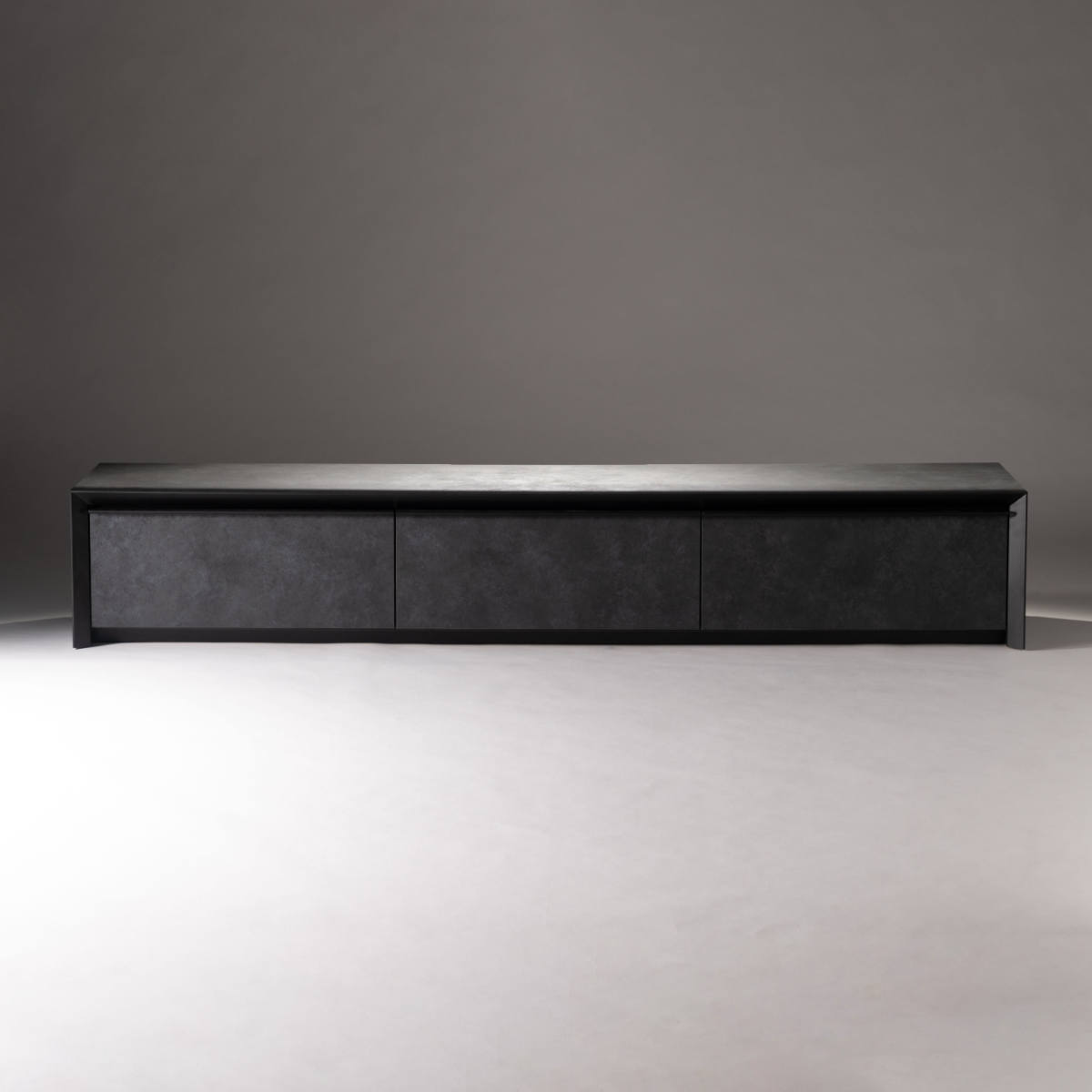 form ローボード 幅180cm アルケミラ 日本製 完成品 ( テレビ台 TV台 テレビボード 収納 ラック フラップ扉 フォーム 引き出し ダークグレー ライトグレー ライトブラウン リビングボード ) 【ライトグレー】 ライトグレー