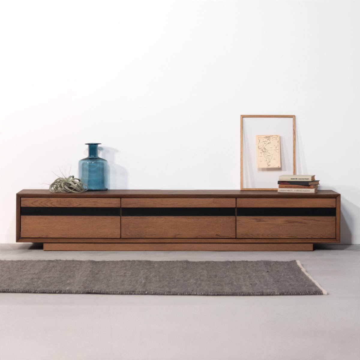 form ローボード 幅180cm メティ 2段階高さ調節 ( テレビ台 TV台 テレビボード 収納 ラック 2way 2段階 フォーム 引き出し 高さ調節 ブラウン ナチュラル リビングボード 天然木 木目 ) 【ブラウン】 ブラウン