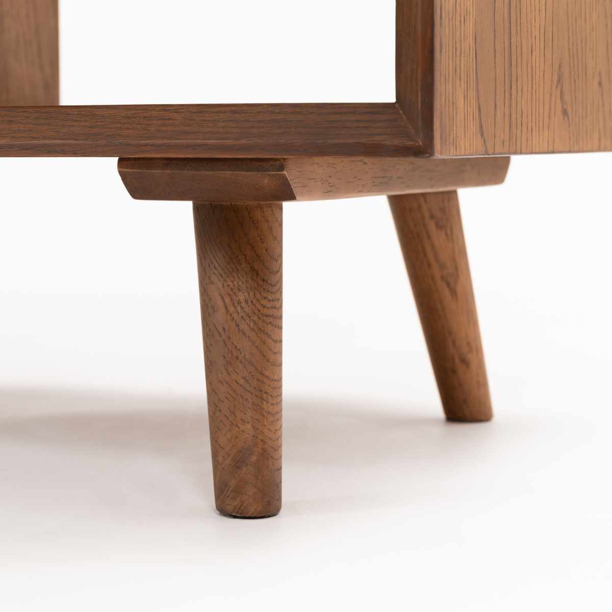 form シェルフ 幅120cm メティ 間仕切り 天然木 ( 棚 ラック 飾り棚 北欧風 収納 お掃除ロボット対応 フォーム リビングボード 本棚 ブラウン ナチュラル オーク ) 【ナチュラル】 ナチュラル