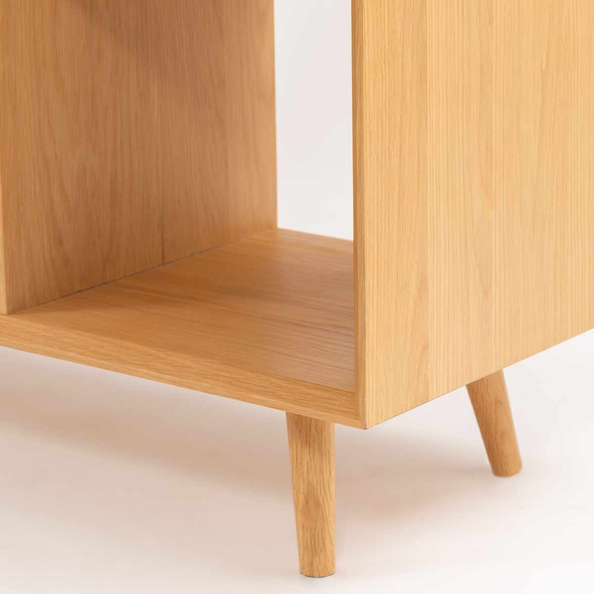 form シェルフ 幅120cm メティ 間仕切り 天然木 ( 棚 ラック 飾り棚 北欧風 収納 お掃除ロボット対応 フォーム リビングボード 本棚 ブラウン ナチュラル オーク ) 【ナチュラル】 ナチュラル