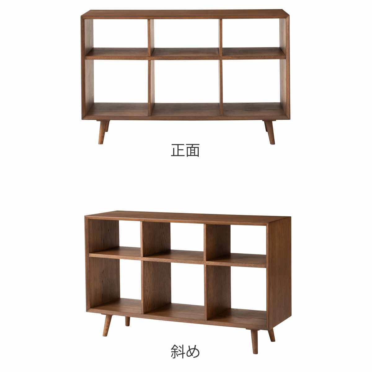 form シェルフ 幅120cm メティ 間仕切り 天然木 ( 棚 ラック 飾り棚 北欧風 収納 お掃除ロボット対応 フォーム リビングボード 本棚 ブラウン ナチュラル オーク ) 【ナチュラル】 ナチュラル