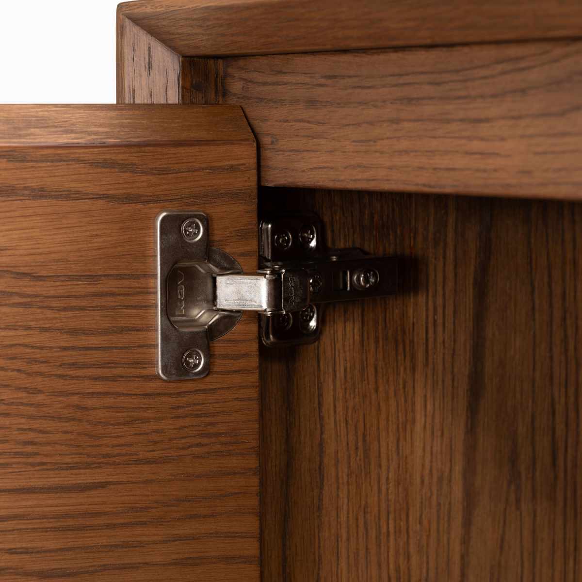 form キャビネット 幅120cm メティ 可動棚 天然木 ( 棚 ラック 扉収納 北欧風 収納 お掃除ロボット対応 フォーム リビングボード 食器棚 本棚 ブラウン ナチュラル オーク ) 【ナチュラル】 ナチュラル