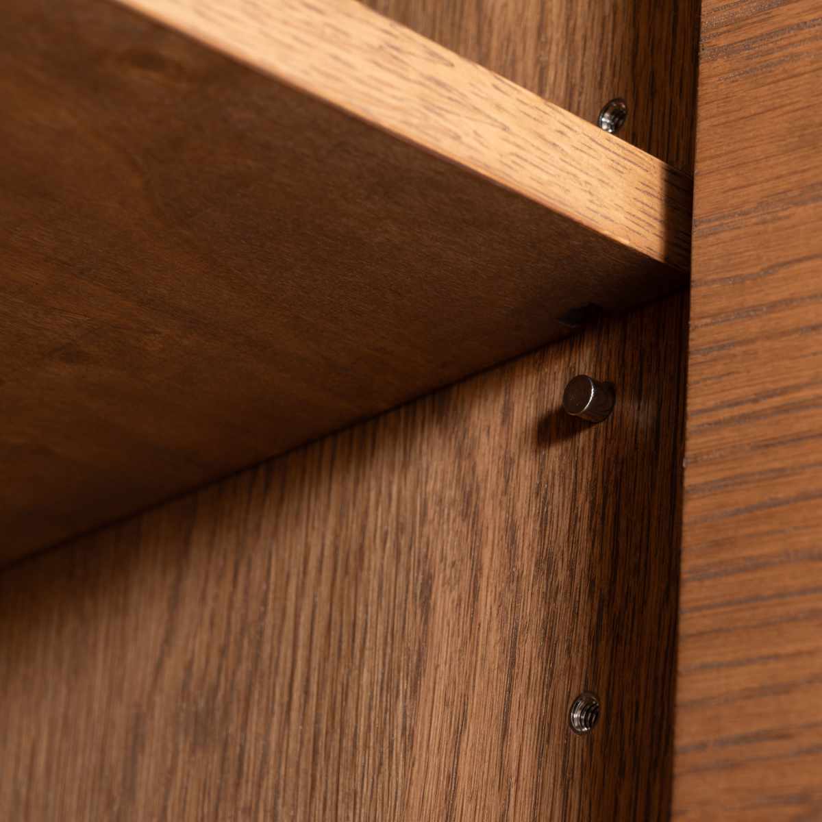 form キャビネット 幅120cm メティ 可動棚 天然木 ( 棚 ラック 扉収納 北欧風 収納 お掃除ロボット対応 フォーム リビングボード 食器棚 本棚 ブラウン ナチュラル オーク ) 【ナチュラル】 ナチュラル