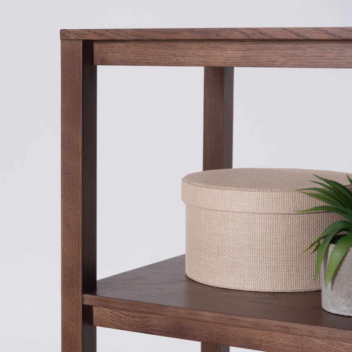 form オープンシェルフ 幅90cm キャラウェイ 天然木 完成品 ( シェルフ 棚 ラック 飾り棚 北欧風 収納 2段 フォーム リビングボード 本棚 ブラウン ナチュラル オーク 間仕切り ) 【ブラウン】 ブラウン