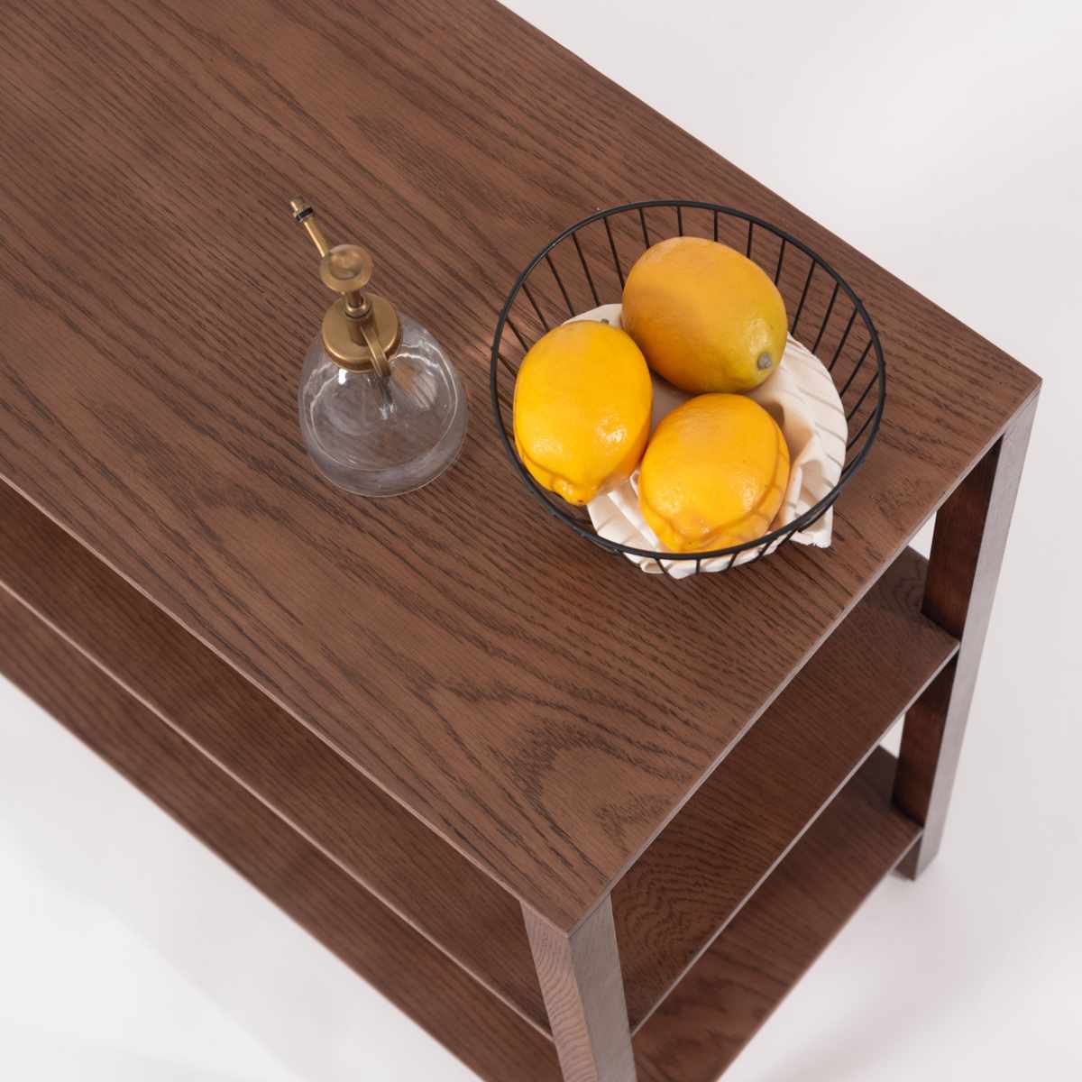 form オープンシェルフ 幅90cm キャラウェイ 天然木 完成品 ( シェルフ 棚 ラック 飾り棚 北欧風 収納 2段 フォーム リビングボード 本棚 ブラウン ナチュラル オーク 間仕切り ) 【ブラウン】 ブラウン