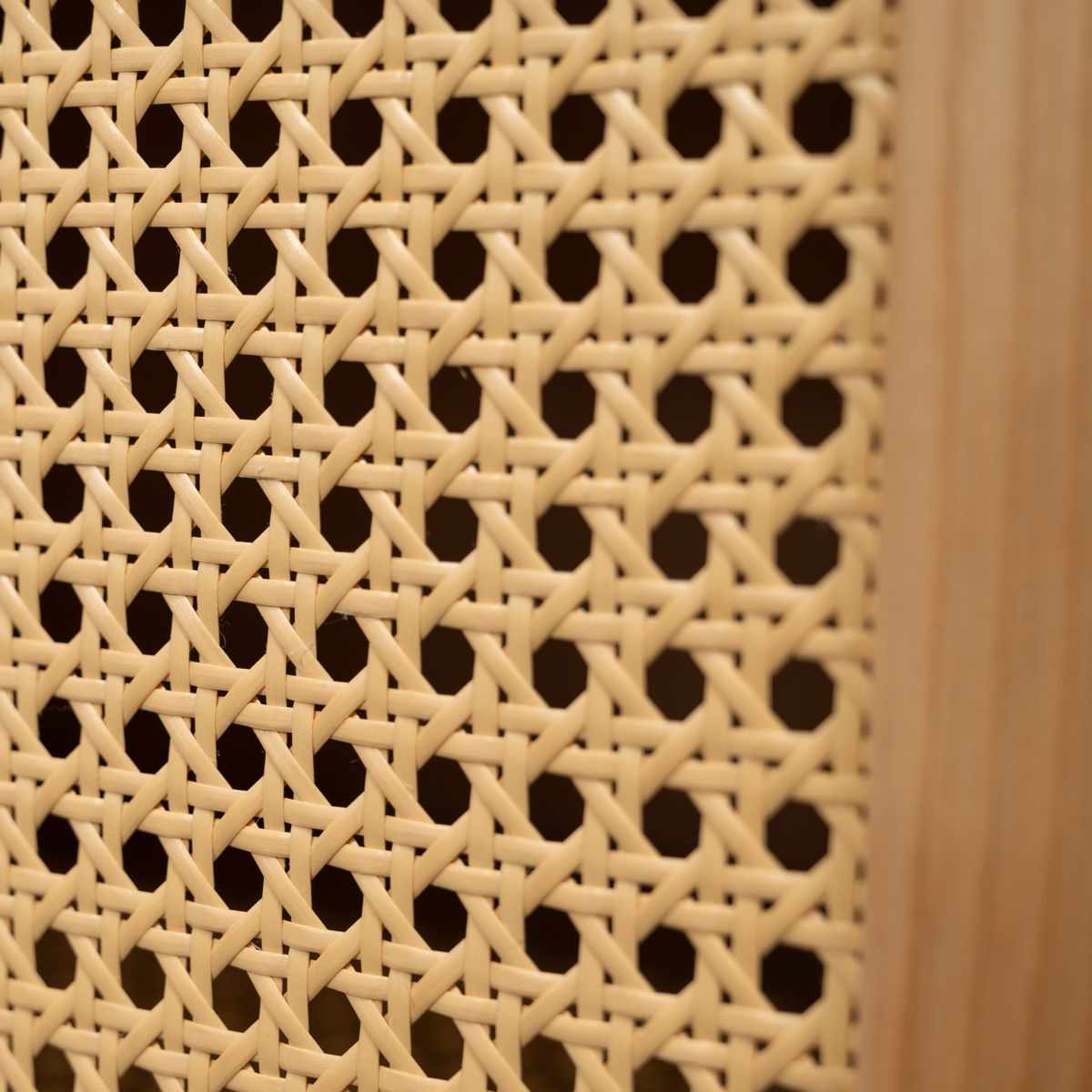 form キャビネット 幅100cm ガモット ラタン調 ( 棚 ラック 食器棚 収納 人工ラタン 引き出し フォーム 可動棚 天然木 リビングボード かごめ編 お掃除ロボット対応 )