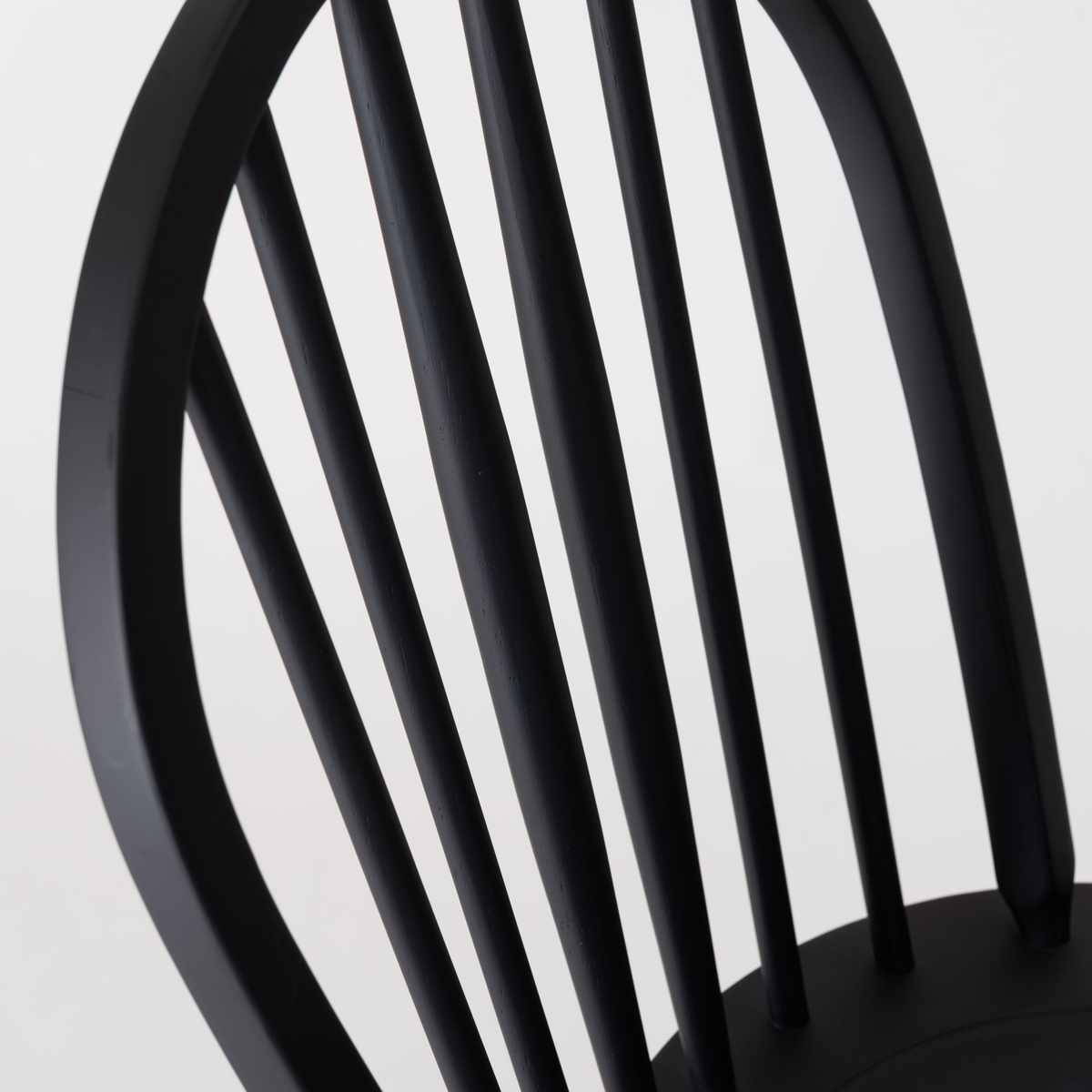 ダイニングチェア 座面高43.5cm ウィンザーチェア タイム form ( チェア ダイニング イス 椅子 食卓椅子 完成品 木製 天然木 チェアー いす 食卓 リビング ダイニングチェアー リビングチェア 木製椅子 ) 【ブラック】 ブラック