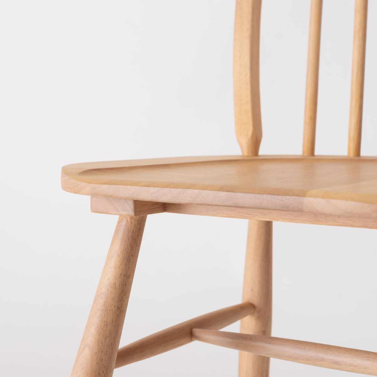 ダイニングチェア 座面高43.5cm ウィンザーチェア タイム form ( チェア ダイニング イス 椅子 食卓椅子 完成品 木製 天然木 チェアー いす 食卓 リビング ダイニングチェアー リビングチェア 木製椅子 ) 【ブラック】 ブラック