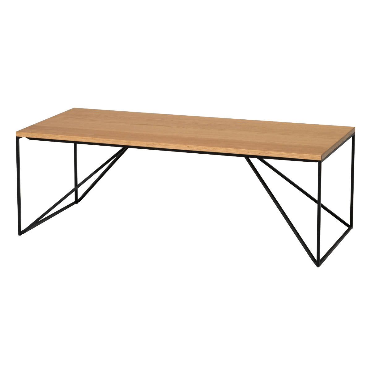 リビングテーブル 幅110cm シンプル センターテーブル クローブ form ( ローテーブル テーブル 机 長方形 木製 天然木 奥行50cm アイアン 細脚 完成品 リビング 木製テーブル おしゃれ コーヒーテーブル ) 【ブラウン】 ブラウン