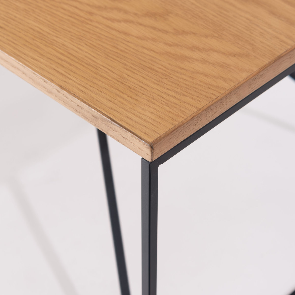 リビングテーブル 幅110cm シンプル センターテーブル クローブ form ( ローテーブル テーブル 机 長方形 木製 天然木 奥行50cm アイアン 細脚 完成品 リビング 木製テーブル おしゃれ コーヒーテーブル ) 【ブラウン】 ブラウン