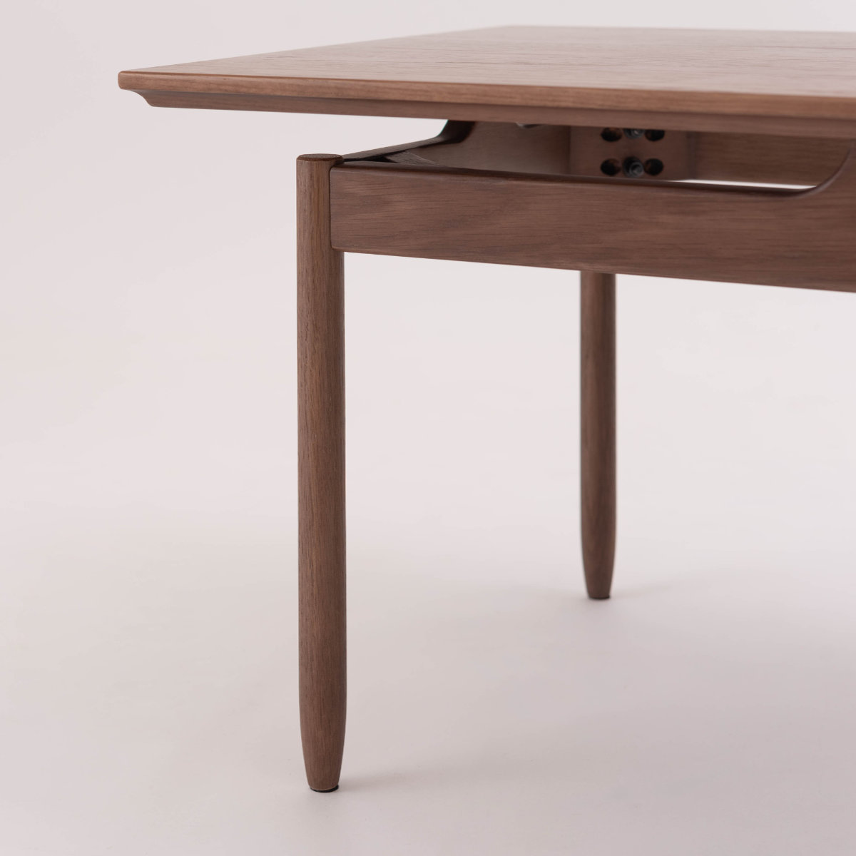 リビングテーブル 幅120cm センターテーブル サントリナ form ( ローテーブル テーブル 机 長方形 木製 天然木 奥行48cm リビング 木製テーブル おしゃれ コーヒーテーブル 幕板 ) 【ブラウン】 ブラウン