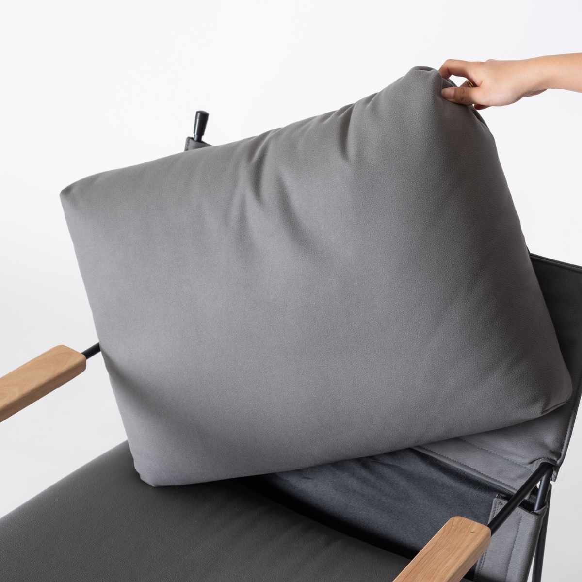 ラウンジチェア 座面高43cm 肘付 リビングチェア アニス form ( チェア 椅子 イス パーソナルチェア ファブリック スチール 肘掛け チェアー いす リビング アームチェア 天然木 木製 肘付き ) 【グレー】 グレー