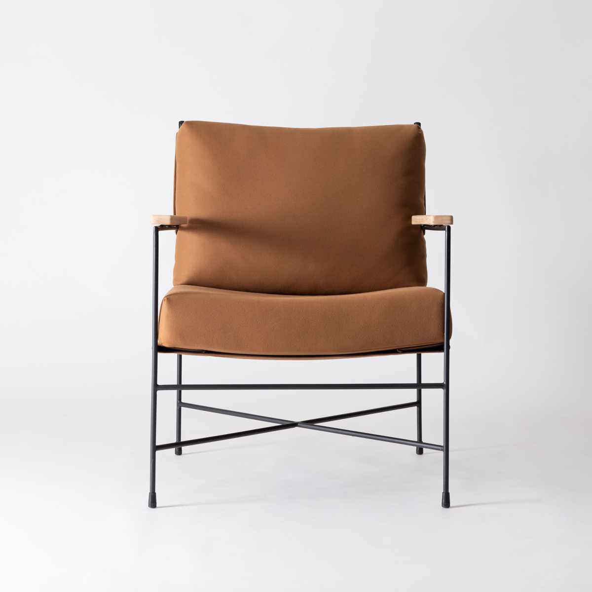 ラウンジチェア 座面高43cm 肘付 リビングチェア アニス form ( チェア 椅子 イス パーソナルチェア ファブリック スチール 肘掛け チェアー いす リビング アームチェア 天然木 木製 肘付き ) 【グレー】 グレー