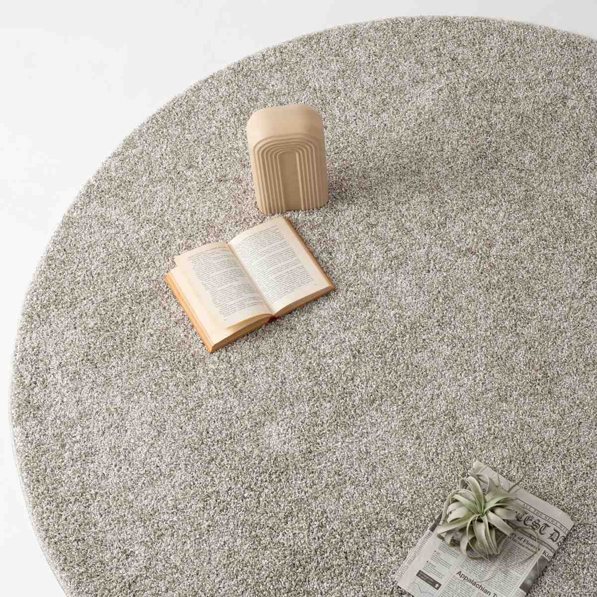 ラグ 直径160cm 円型 床暖房対応 form ( ラグマット カーペット 絨毯 じゅうたん マット 床暖対応 床暖 床暖房 アクセントラグ ホットカーペット対応 防ダニ 抗菌防臭 防炎機能 インテリア ふんわり ) 【ライトグレー】 ライトグレー