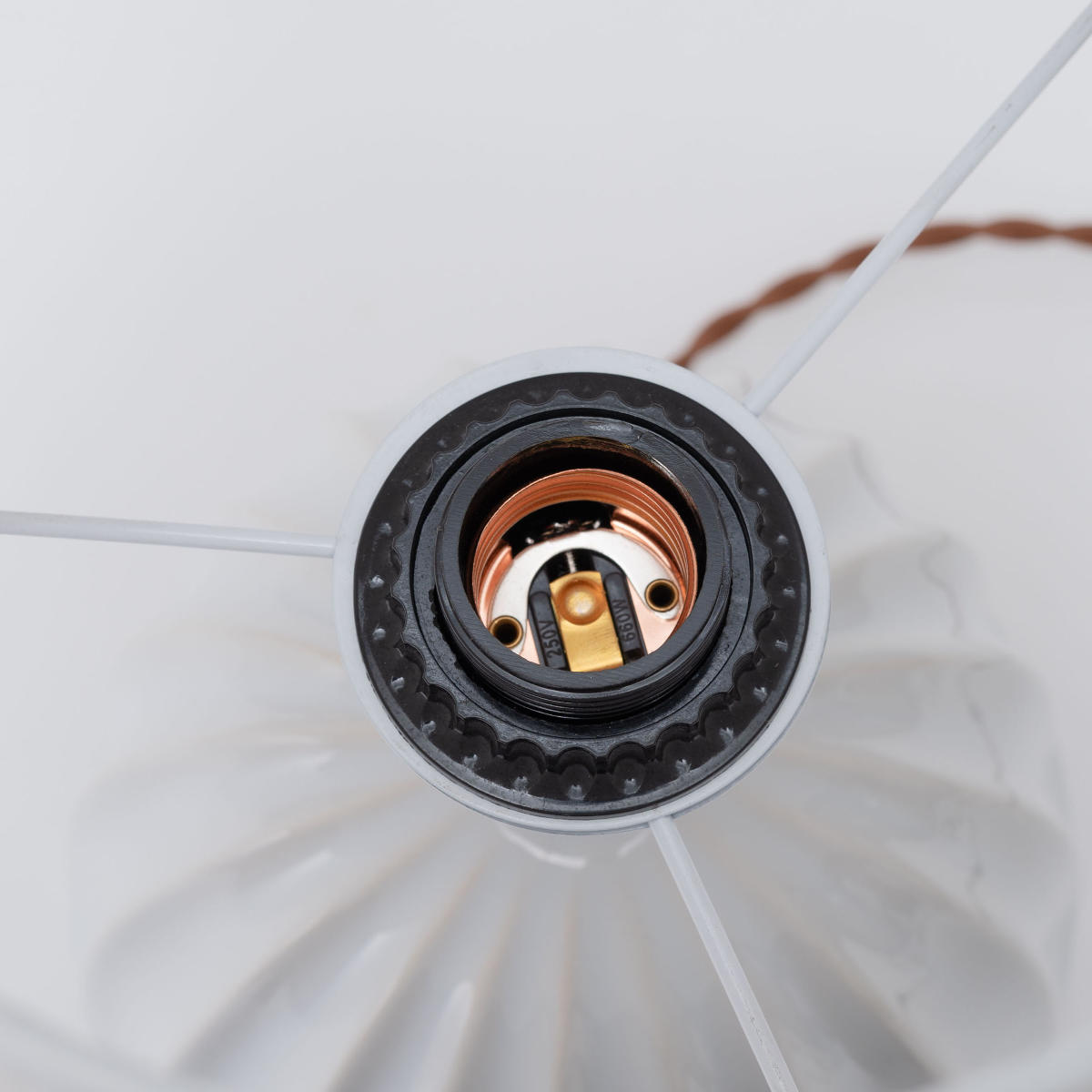 テーブルライト LED対応 電球付き 陶器 布シェード ( MYRE マイア 卓上 ライト 照明 布 シェード 北欧 ナチュラル おしゃれ シンプル )