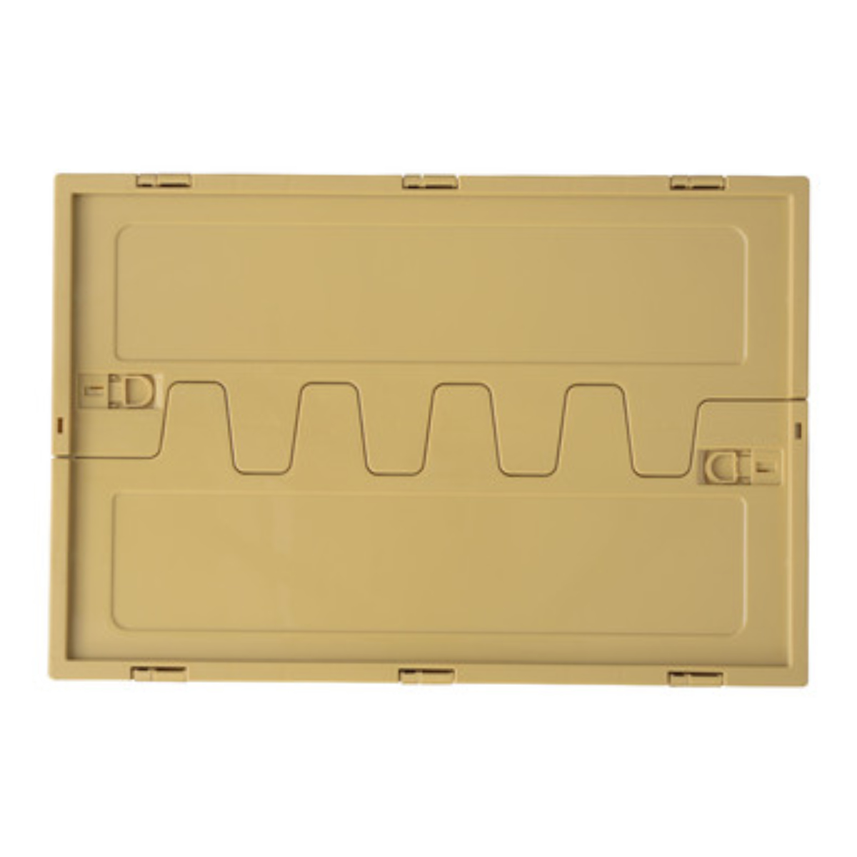 収納ボックス フォールディング コンテナ S 折りたたみ ふた付き 幅59×奥行40×高さ24.5cm ( ボックス 収納 蓋 蓋付き 収納ケース ケース おしゃれ 積み重ね 積める スタッキング 収納コンテナ 組み立て簡単 小物 小物収納 ) 【ブラック】 ブラック