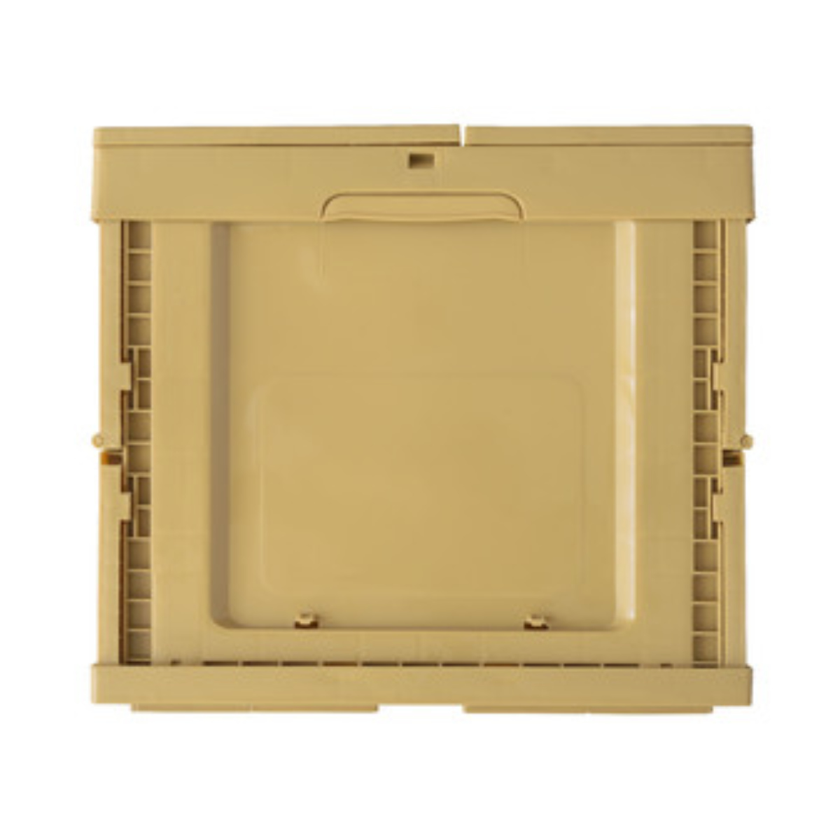 収納ボックス フォールディング コンテナ L 折りたたみ ふた付き 幅59×奥行40×高さ33.5cm ( ボックス 収納 蓋 蓋付き 収納ケース ケース おしゃれ 積み重ね 積める スタッキング 収納コンテナ 組み立て簡単 小物 小物収納 ) 【グレー】 グレー