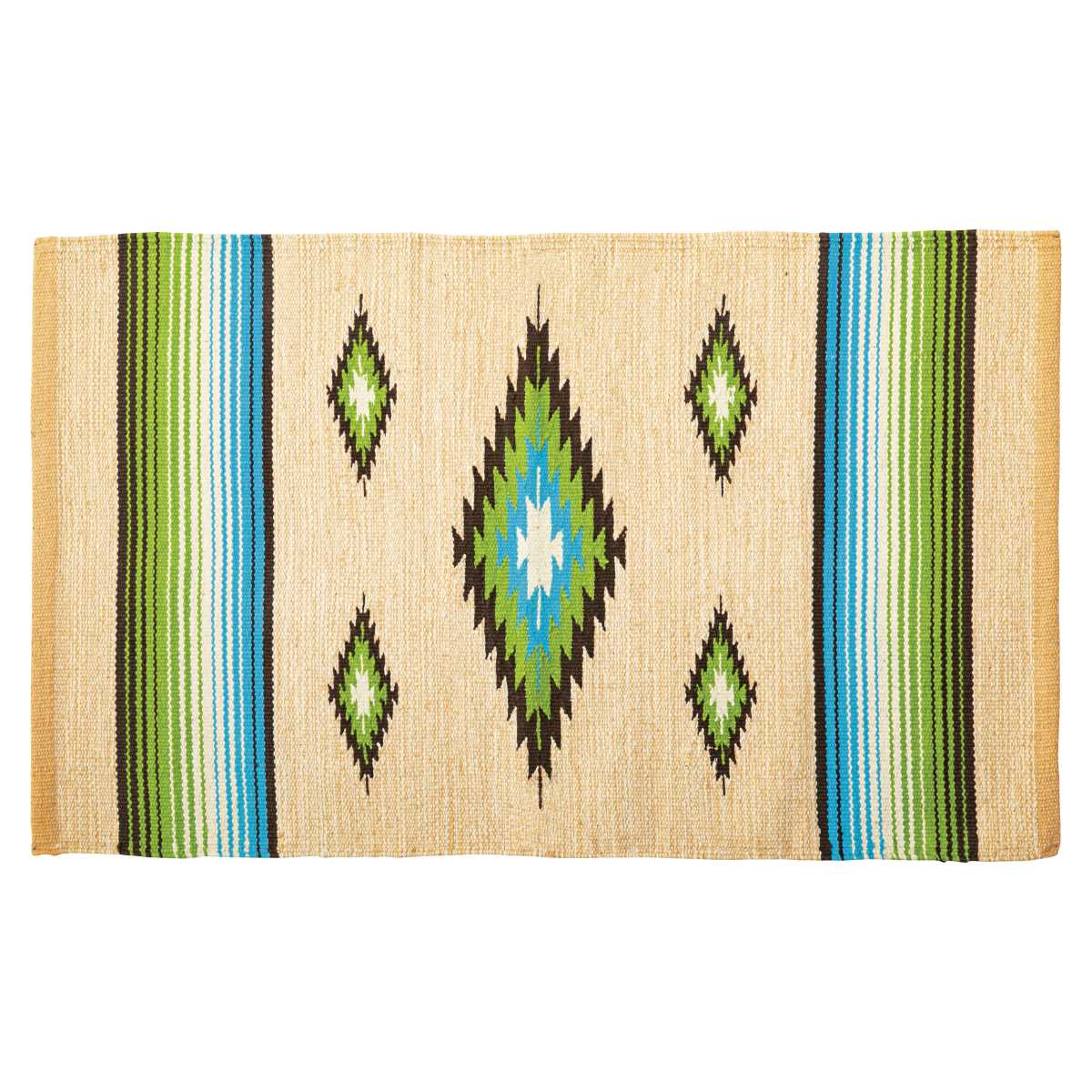 玄関マット 室内 メキシカンマット 45×75 ( マット ラグ コットン 敷物 インテリア おしゃれ 薄手 軽量 滑り止め 幅75cm キッチン リビング 寝室 洗面所 ランドリー 室内用マット 玄関 脱衣所 洗面 敷き物 綿 )