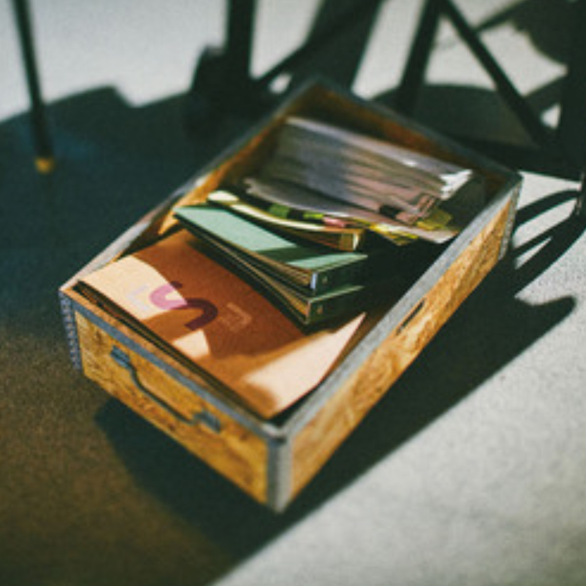 収納ボックス スタッキングボックス S キャスター付き 幅51.5×奥行33×高さ21cm ( スタッキング スタック 小物収納 収納家具 収納 木製 アウトドアボックス コンテナ 収納ケース キャリー ワゴン ボックス おしゃれ 北欧 )