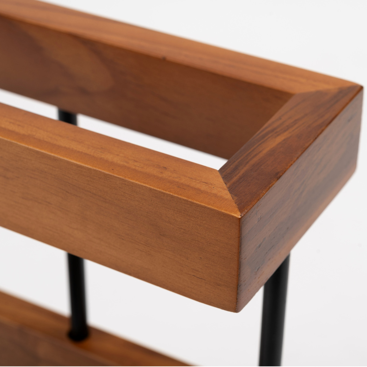 傘立て 四角 木製 スチール ( 傘たて スリム 玄関収納 省スペース 天然木 ブラック 木 ウッド 角型 コンパクト 北欧 おしゃれ )