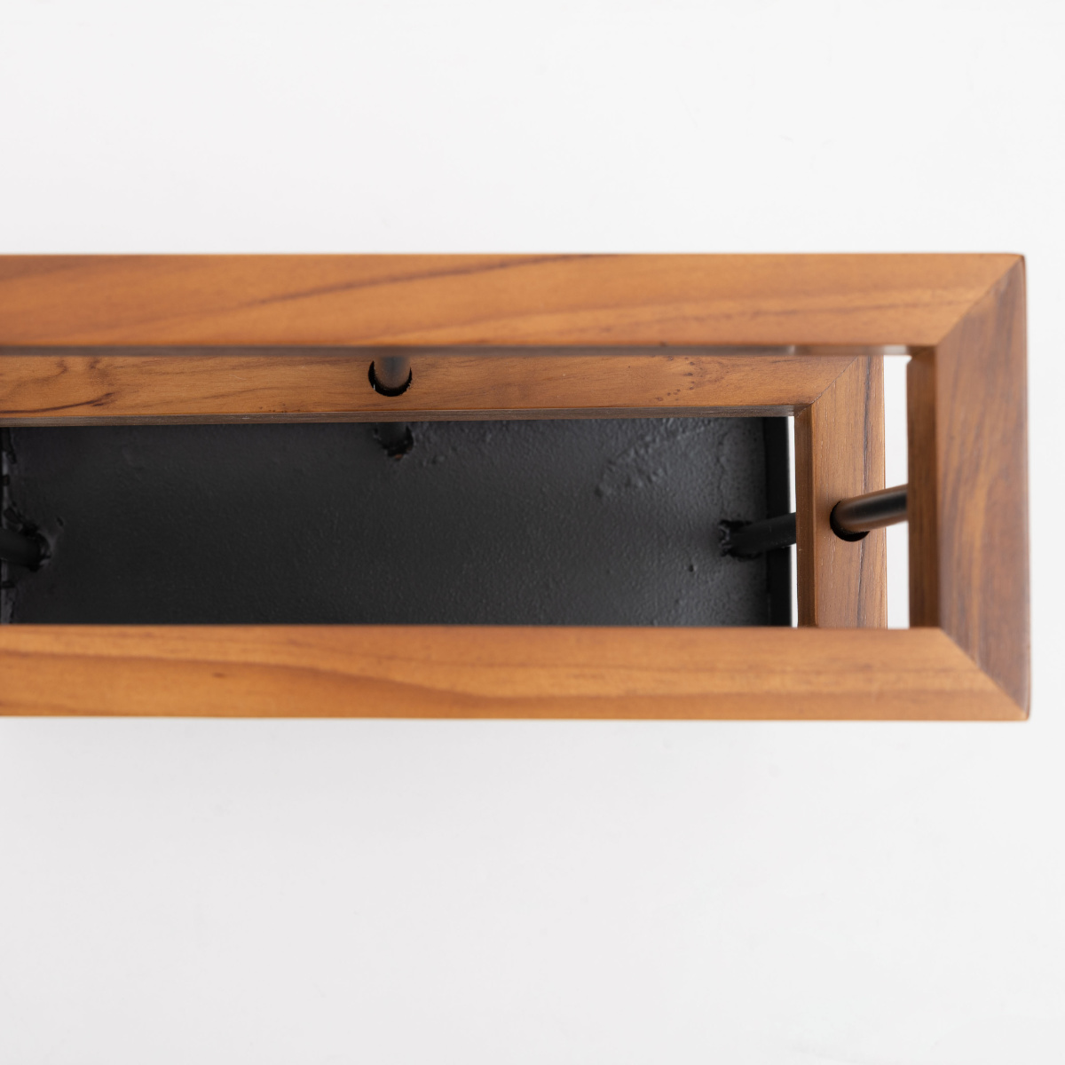 傘立て 四角 木製 スチール ( 傘たて スリム 玄関収納 省スペース 天然木 ブラック 木 ウッド 角型 コンパクト 北欧 おしゃれ )