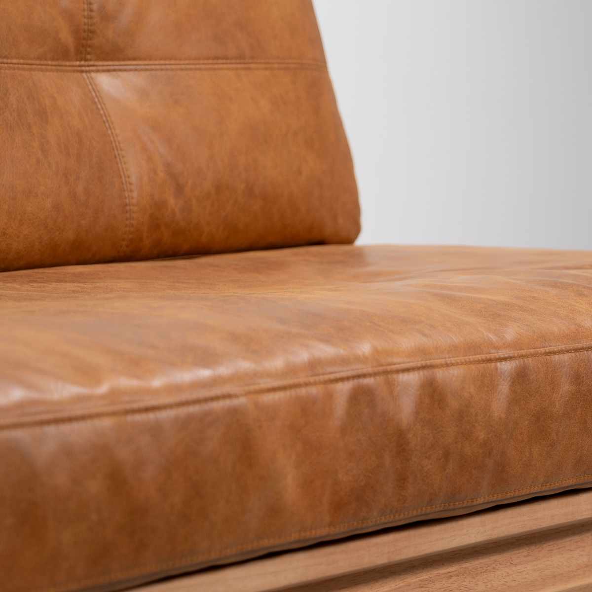 ソファ 3人掛け 幅182cm クロスレザー マートル form ( 開梱設置 リビングソファ sofa 木製 天然木 アイアン ファブリック ダイニングソファ レザー調 座り心地 快適 ソファー アームレス ローバック )