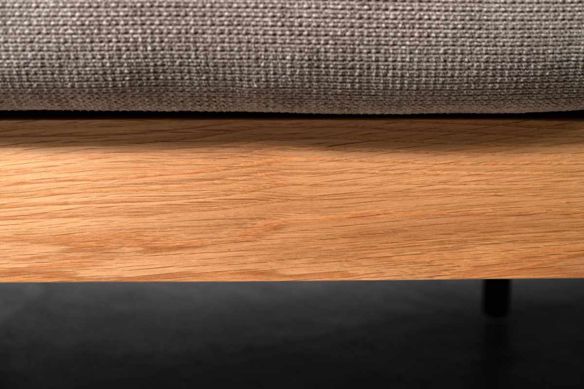 ソファ 3人掛け 幅180cm フラックス form ( 開梱設置 リビングソファ sofa 木製 天然木 肘掛け ファブリック ウッドフレーム ダイニングソファ 弾力 座り心地 快適 ソファー スチール脚 ) 【グレージュ】 グレージュ