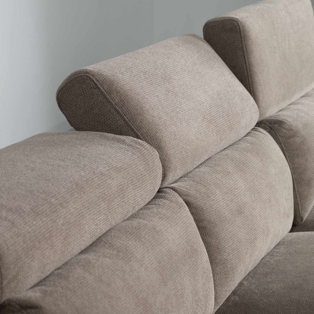 カウチソファ 右カウチ 3人掛け 幅239cm ガルニ form ( 開梱設置 ソファ カウチ リクライニング ヘッドレスト 7段階 リビングソファ sofa 脚 取り外し 肘掛け ポケットコイル ファブリック ローソファ フロアソファ ) 【ベージュ】 ベージュ