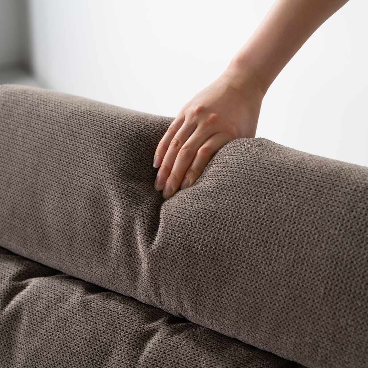 ソファ 3人掛け 幅180cm ソプワート form ( 開梱設置 ヘッドレスト 取り外し リビングソファ sofa 肘掛け 木製 天然木 ウッドフレーム ファブリック ダイニングソファ 弾力 座り心地 快適 ソファー ) 【グレージュ】 グレージュ