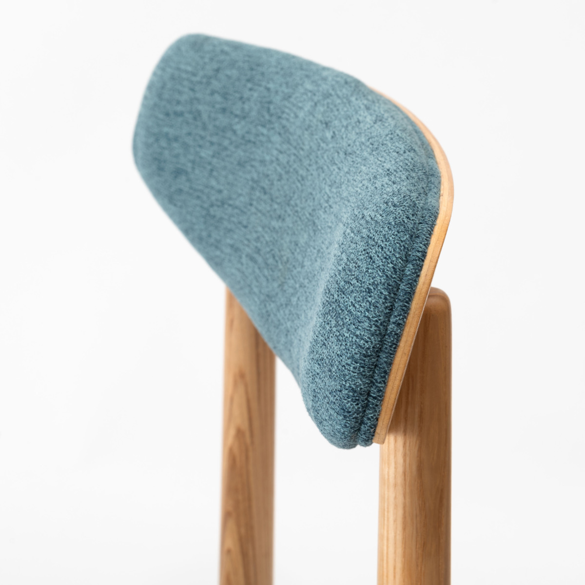 ダイニングチェア 座面高47cm チコリ form ( チェア ダイニング イス 椅子 食卓椅子 完成品 木製 天然木 肘なし ファブリック チェアー いす 食卓 リビング ダイニングチェアー リビングチェア 木製椅子 ) 【ブラック】 ブラック