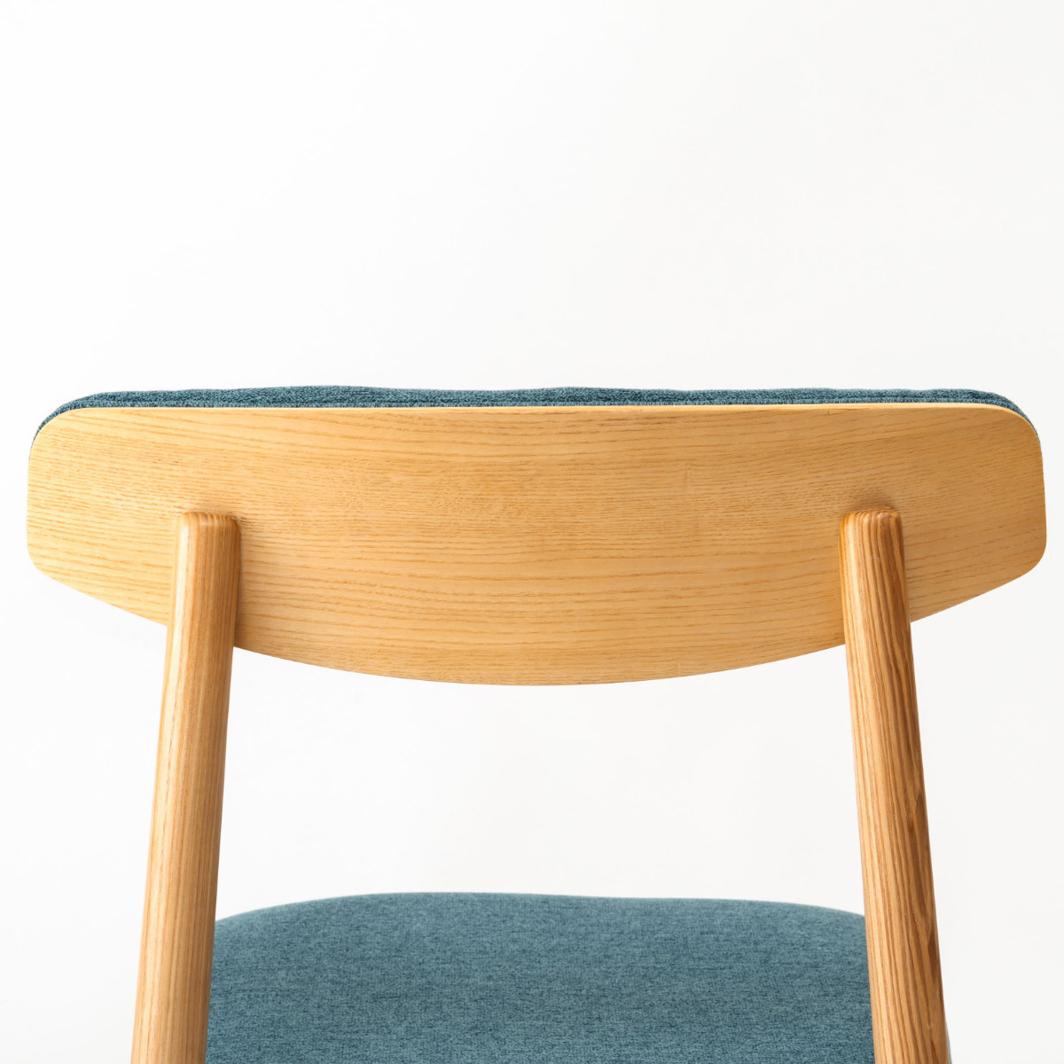 ダイニングチェア 座面高47cm チコリ form ( チェア ダイニング イス 椅子 食卓椅子 完成品 木製 天然木 肘なし ファブリック チェアー いす 食卓 リビング ダイニングチェアー リビングチェア 木製椅子 ) 【ブラック】 ブラック