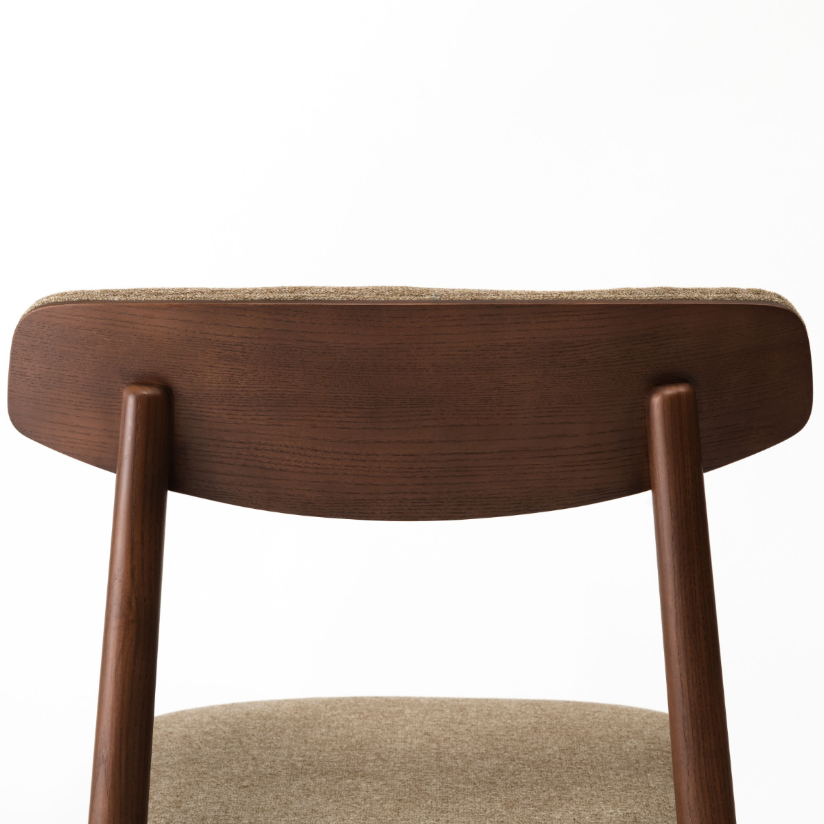 ダイニングチェア 座面高47cm チコリ form ( チェア ダイニング イス 椅子 食卓椅子 完成品 木製 天然木 肘なし ファブリック チェアー いす 食卓 リビング ダイニングチェアー リビングチェア 木製椅子 ) 【ブラック】 ブラック