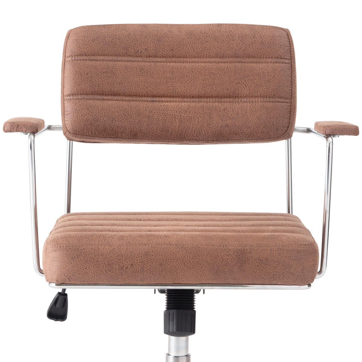 オフィスチェア 昇降式 座面高44~54cm デスクチェア ボラゴ form ( ワークチェア パソコンチェア レザー調 キャスター付き ロッキング機能 肘掛け 学習椅子 勉強椅子 座面 四角 高さ調節 イス オフィス 仕事 ) 【ブラック】 ブラック