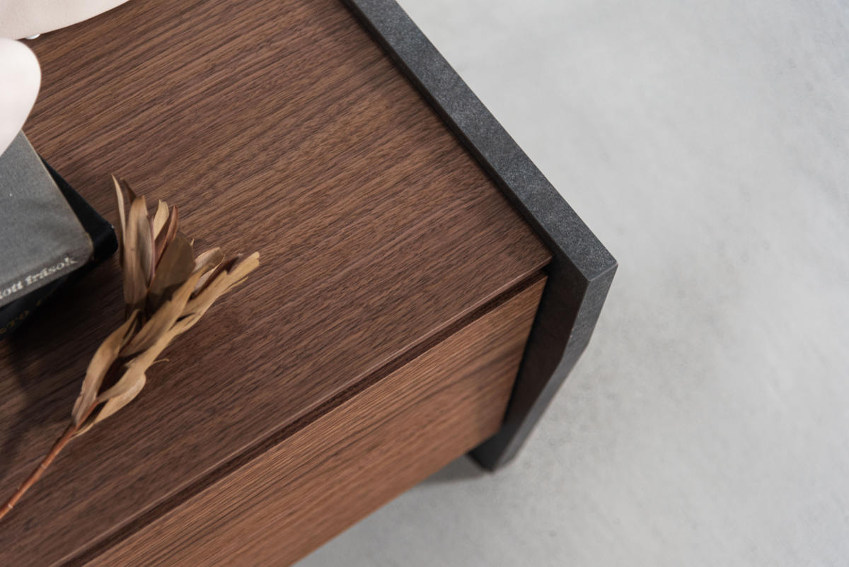 form ローボード 幅180cm シリム 完成品 木目調 天然木 ( 開梱設置 テレビ台 TV台 テレビボード 石目調 大容量 スライドレール フォーム リビングボード 引き出し ブラウン ナチュラル ) 【ブラウン】 ブラウン