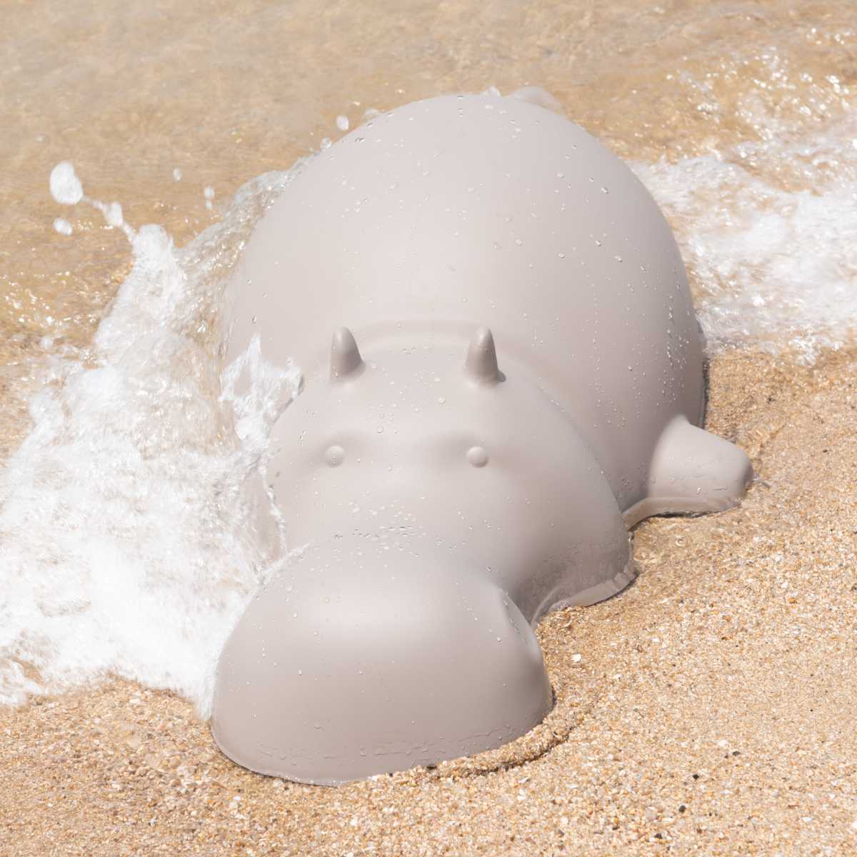 スツール ヒッポー スタッキング 軽量 子ども用チェア カバ ( イス 椅子 かば アニマル 手綱つき 積み重ね キッズ チェア 軽い 耐荷重80kg 腰かけ 贈り物 プレゼント ギフト 遊び場 子供部屋 リビング プラスチック インテリア ) 【グレー】 グレー