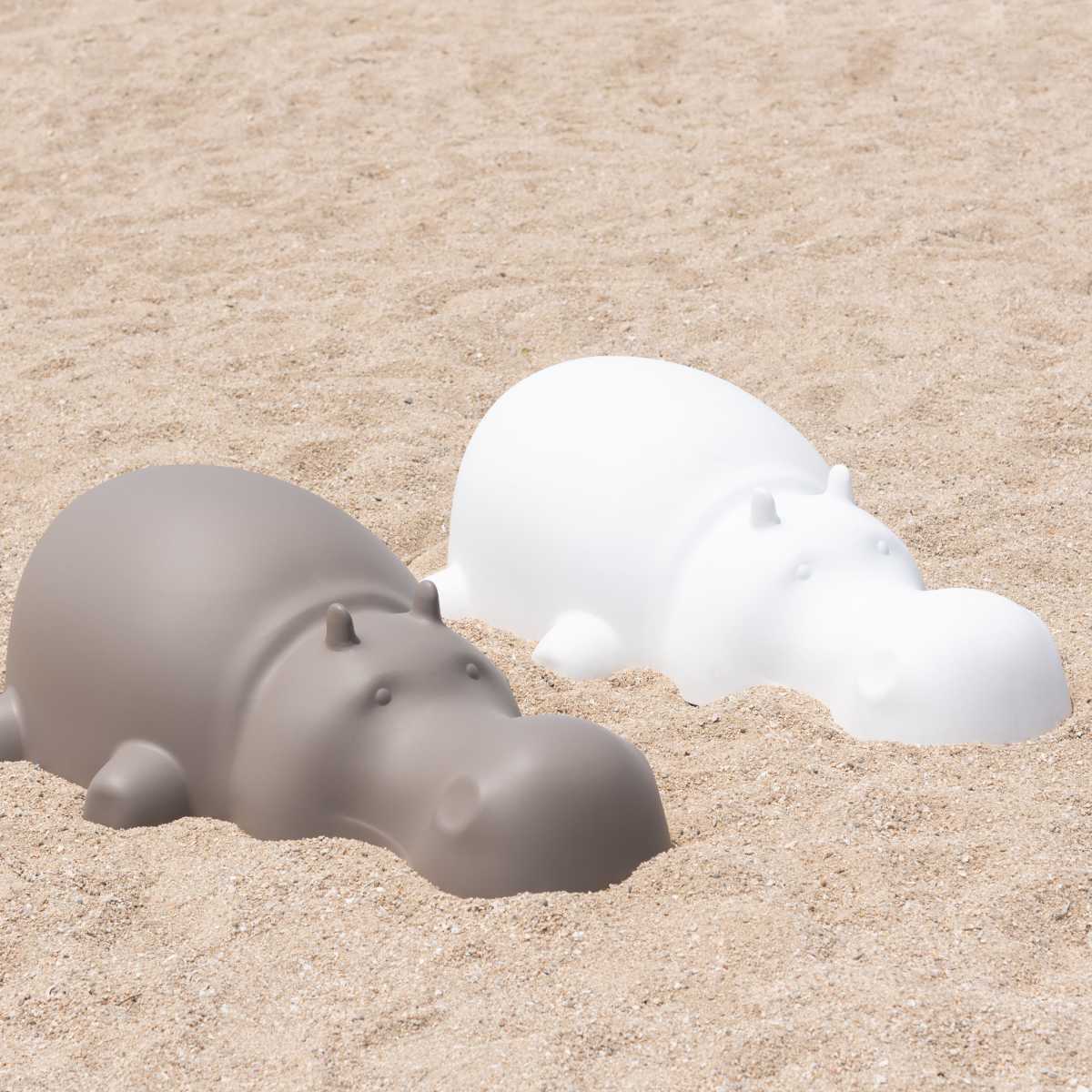 スツール ヒッポー スタッキング 軽量 子ども用チェア カバ ( イス 椅子 かば アニマル 手綱つき 積み重ね キッズ チェア 軽い 耐荷重80kg 腰かけ 贈り物 プレゼント ギフト 遊び場 子供部屋 リビング プラスチック インテリア ) 【グレー】 グレー