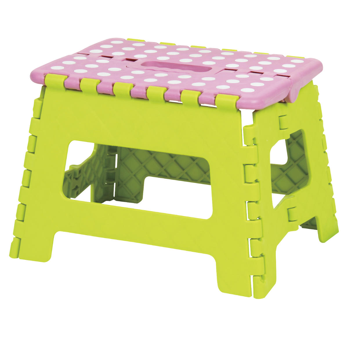 踏み台 M クラフタースツール 子ども用 ステップ台 ( 踏台 一段 脚立 高さ22cm 耐荷重80kg 軽量 折りたたみ スリム 持ち運び 丈夫 子ども お手伝い 腰掛け 子供 洗面所 キッチン リビング 軽い ステップ 椅子 チェア キッズ ) 【オレンジ×グリーン】 オレンジ×グリーン