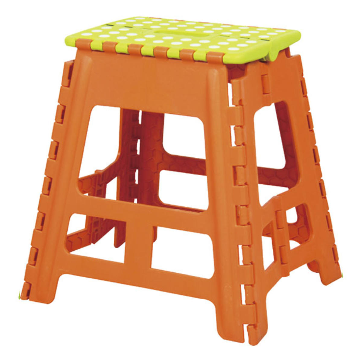 踏み台 L クラフタースツール 子ども用 ステップ台 ( 踏台 一段 脚立 高さ39cm ハイタイプ 耐荷重80kg 軽量 折りたたみ スリム 持ち運び 丈夫 腰掛け キッチン 子供 洗車 玄関 子ども部屋 軽い ステップ 椅子 チェア キッズ ) 【イエロー×ブルー】 イエロー×ブルー