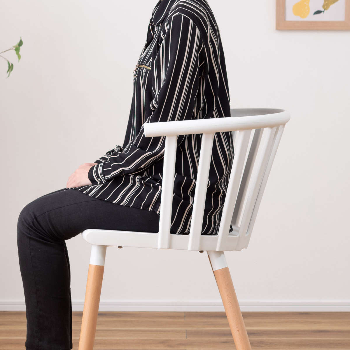 ダイニングチェア 座面高46cm 北欧風 フロアチェア ( チェア ダイニング イス 椅子 食卓椅子 デスクチェア 木製脚 ラウンジチェア いす 食卓 リビング リビングチェア ダイニングチェアー )