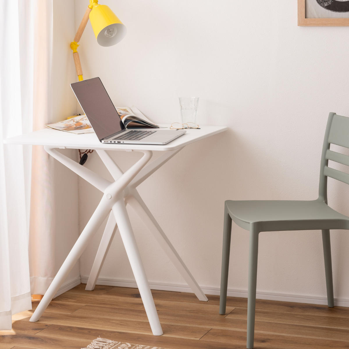 ダイニングテーブル 幅70cm 正方形 軽量 ガーデンテーブル ( テーブル 食卓テーブル 机 リビングテーブル 屋外 デスク PC ダイニング 食卓 作業台 オフィス カフェ ベランダ 庭 アウトドア ガーデン家具 軽い ) 【ブラック】 ブラック