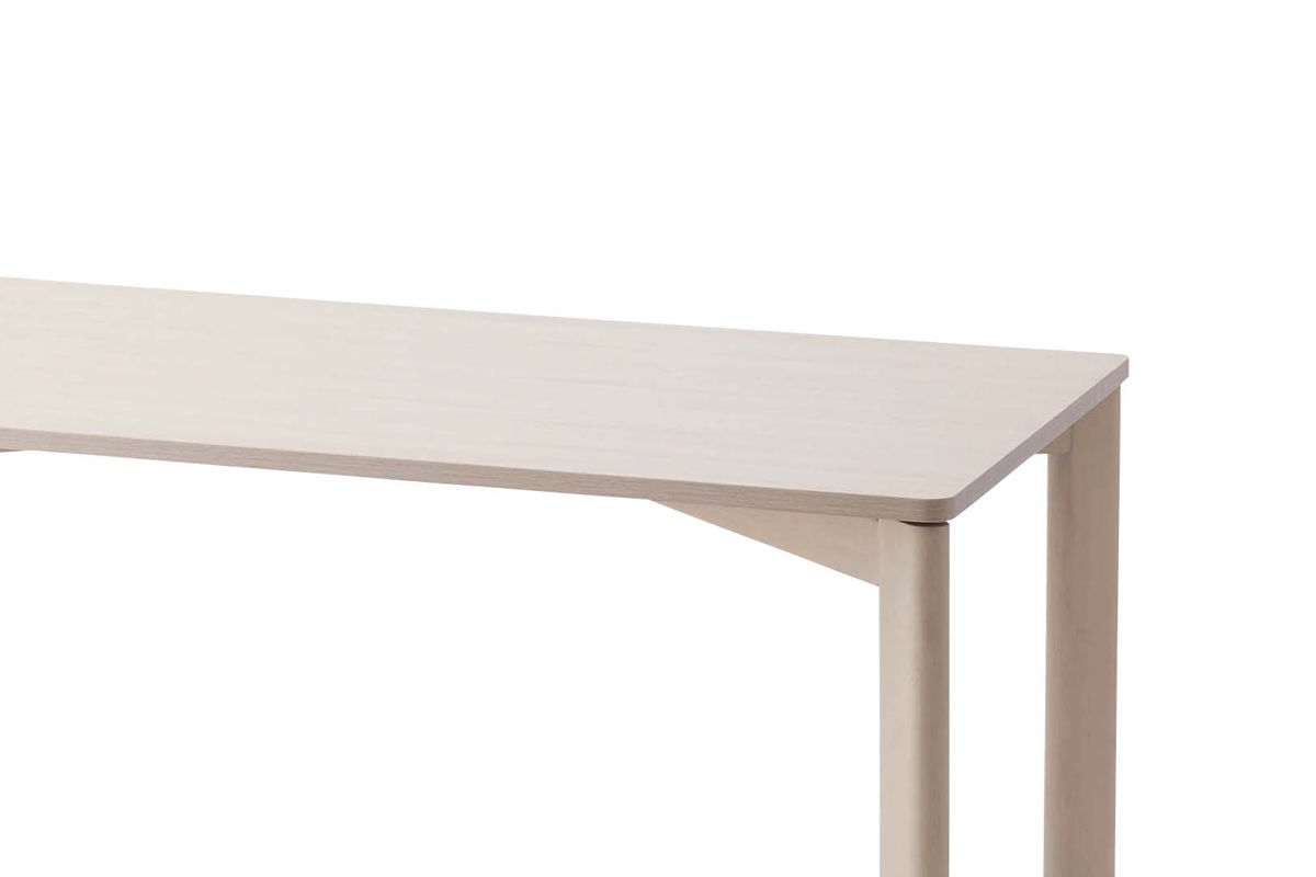 ダイニングテーブル 幅135cm 木製 天然木 ( テーブル 食卓テーブル 2人用 4人用 机 バーチ 長方形 奥行80cm 食卓机 ダイニング 食卓 リビング 木製テーブル )