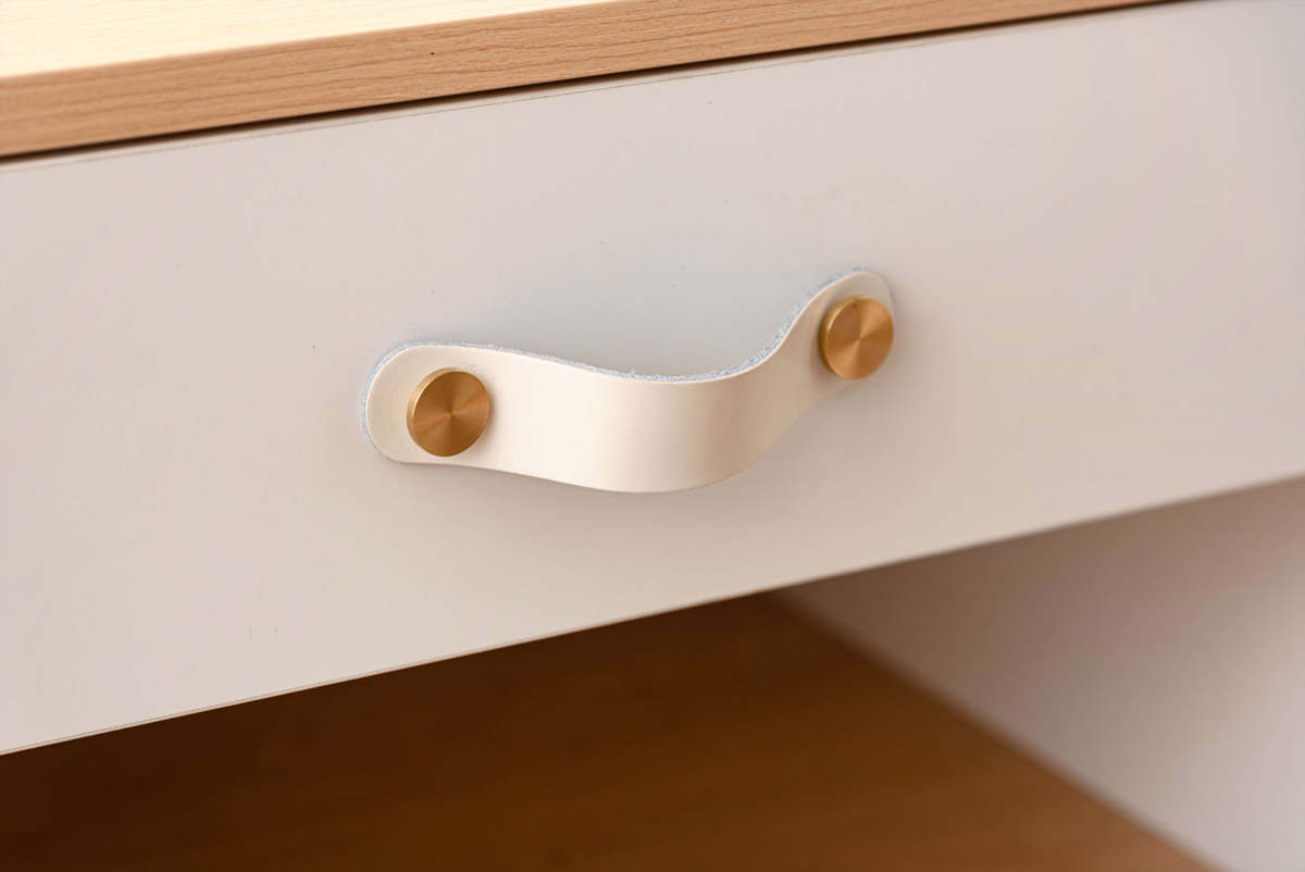 サイドチェスト 幅50cm 引き出し 木目調 ホワイト スライドレール ( チェスト サイドテーブル 引出し 収納 白 ナイトテーブル ベッドサイド ソファサイド バイカラー ナチュラル )